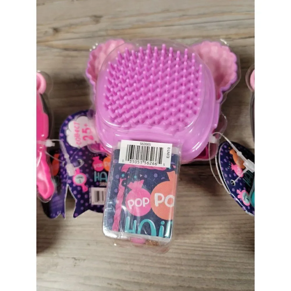 New Pop Pop Hair Surprise 3-1 Pop Pets with Pop Surprise (Lot Of 8) Comb Brush
